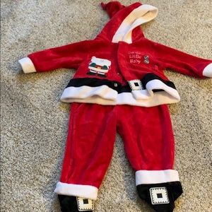 3-6 months boys Christmas pant and sweatshirt